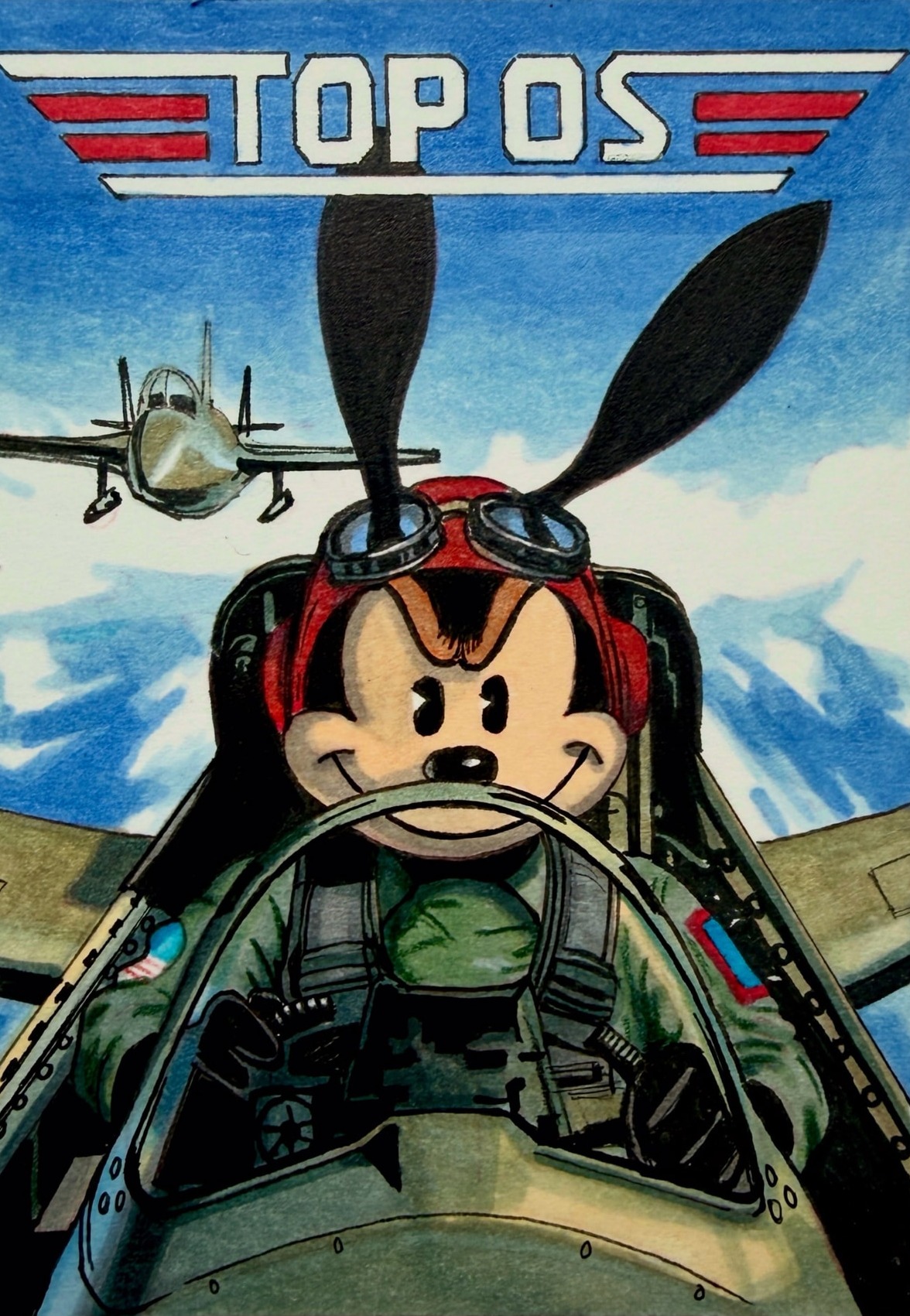 Top OS airplane sketch