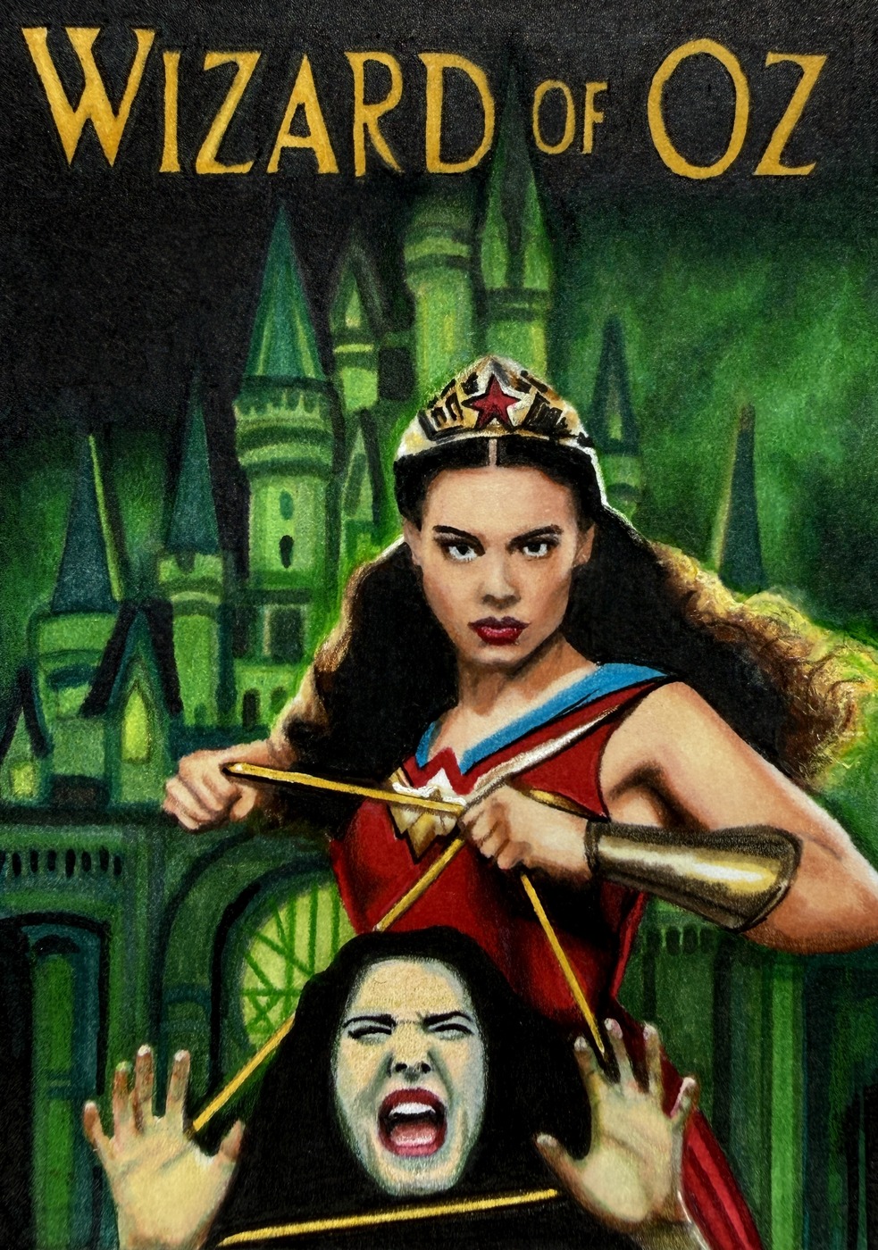Wizard of Oz: witch & Dorothy