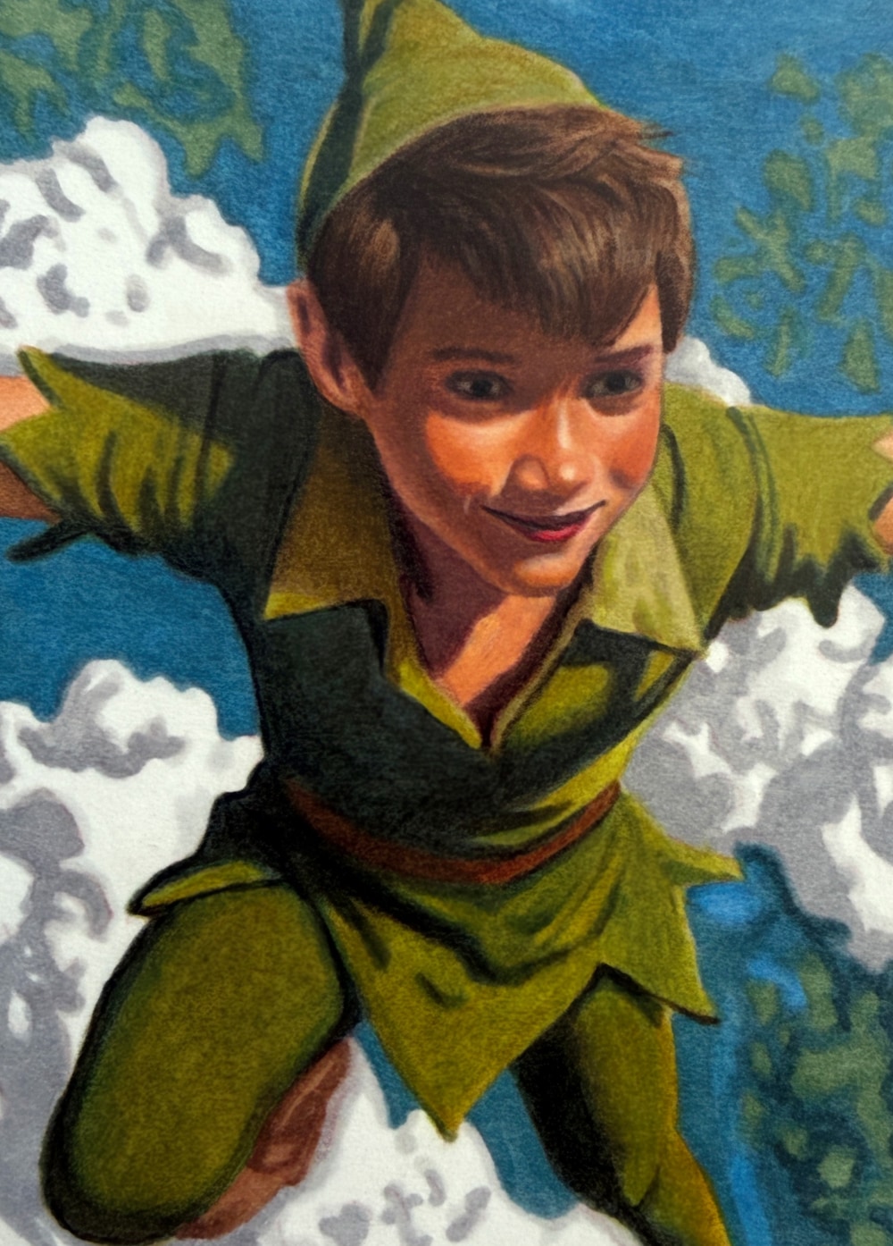 Peter Pan flying