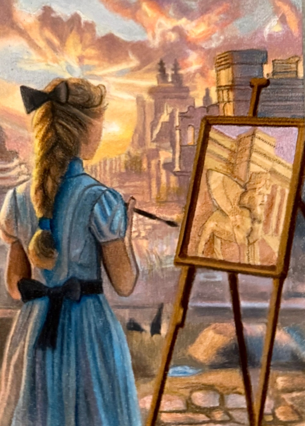 Alice at the easel