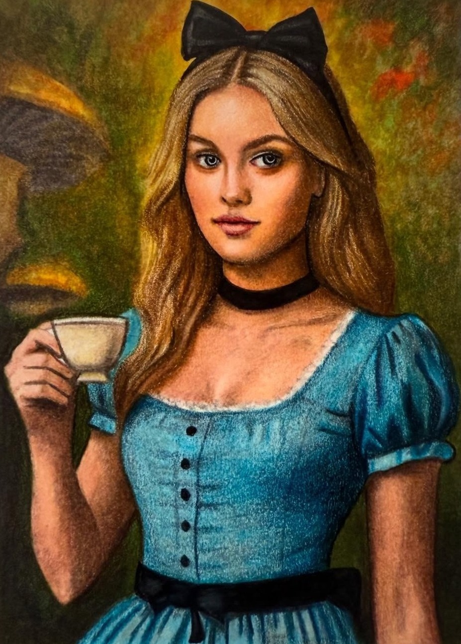 Alice at tea